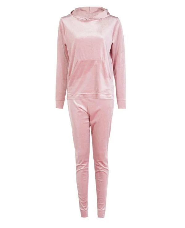 ★AMES-WORLDWIDE★VELOUR TRACK PANTS PINK★正規品/直送料込 Autumn & Fall 2-Pc Street Wear Velour Tracksuit Set Pink