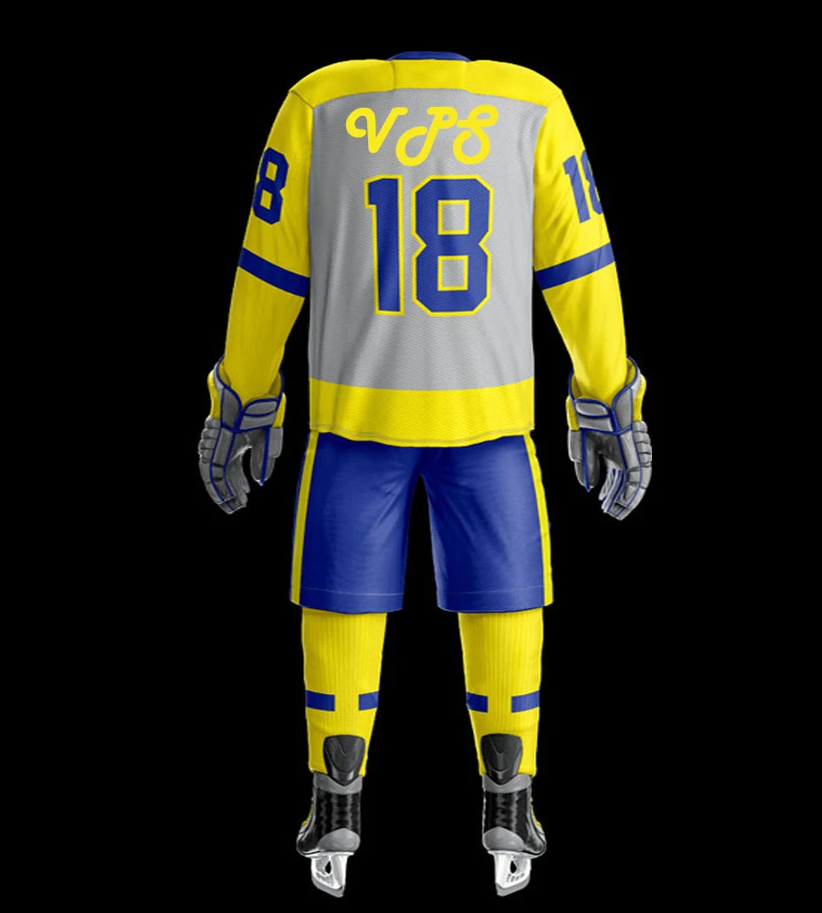 Conjunto de ropa de hockey sobre hielo personalizada de alta