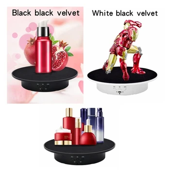 Latest 20cm Display Racks Battery USB Powered 8kg Load Rotating Turntable Display Stand Photography Video Shooting Round Table detail image