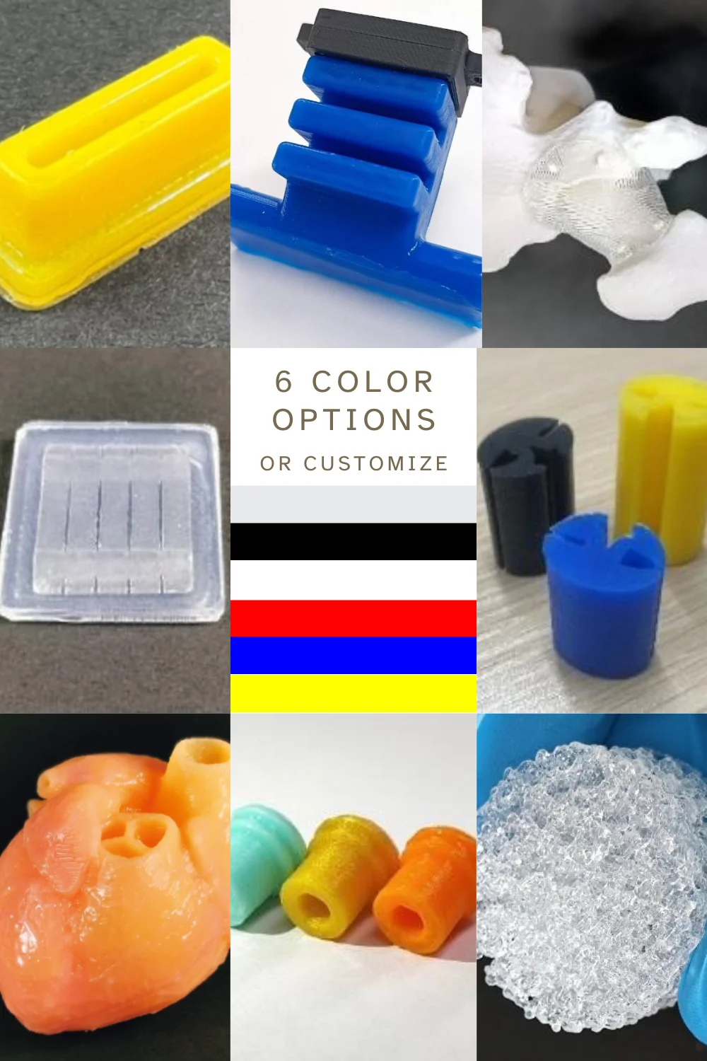 Silicone Rubber 3d Printer LAM Method UV Curing System AI-engine Made in Japan Medical Parts Flexible Parts Hardness 30A40A50A