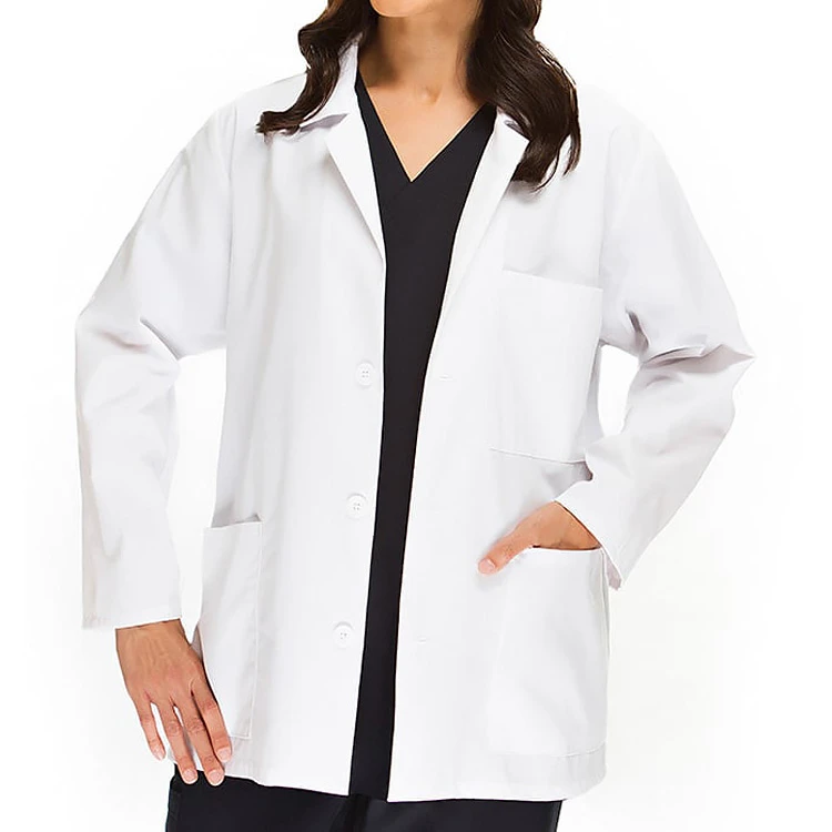 New 2024 Wholesale Nurse Lab Coats For Men And Women White Hospital
