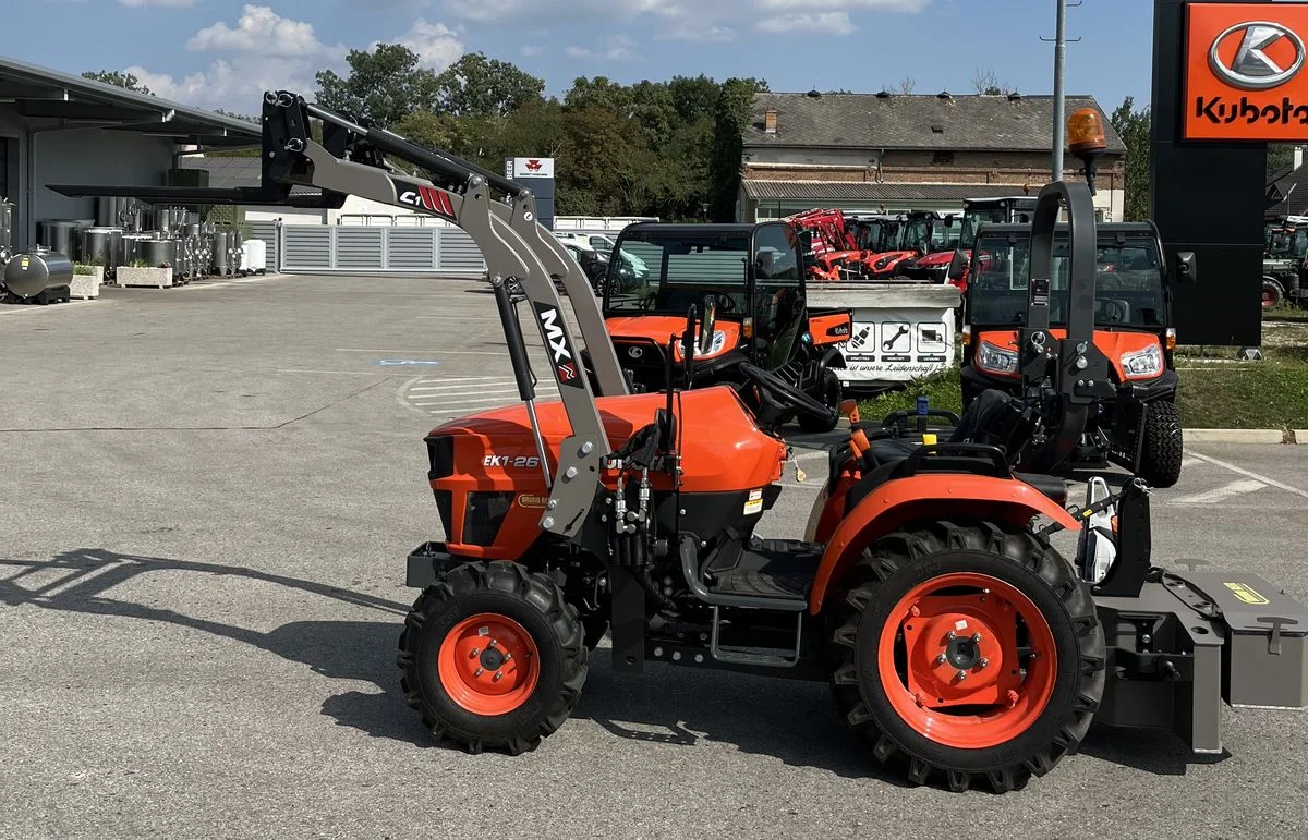 buy used and new Kubota EK1-261 24HP 4WD Compact Tractor Diesel Farm Tractor with Front Loader Agricultural Machine for Sale