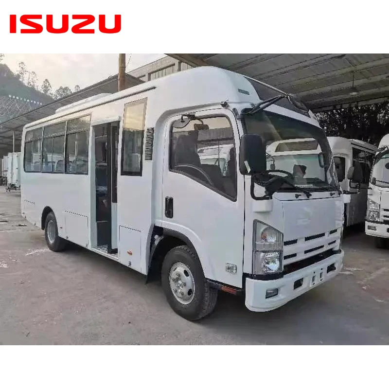 ISUZU MiniBus Diesel 4x2 LHD RHD Factory Customized City Passenger Car / 10-23 Seats Japanese School Bus Qingling ISUZU Mini Bus