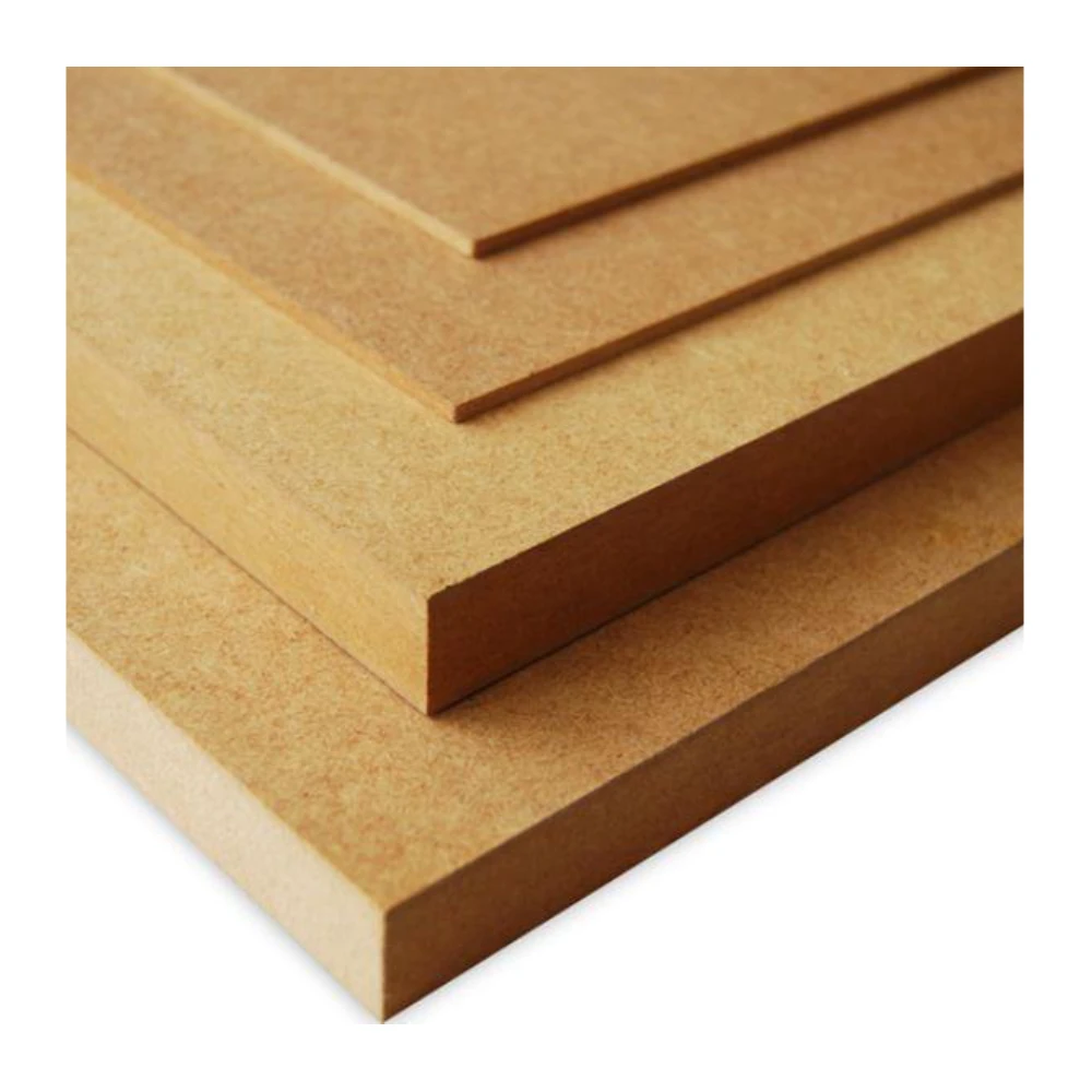 High Quality Moisture Resistant Eco Friendly Mdf Panel Various Size Wood Plain Mdf Panel Raw Mdf