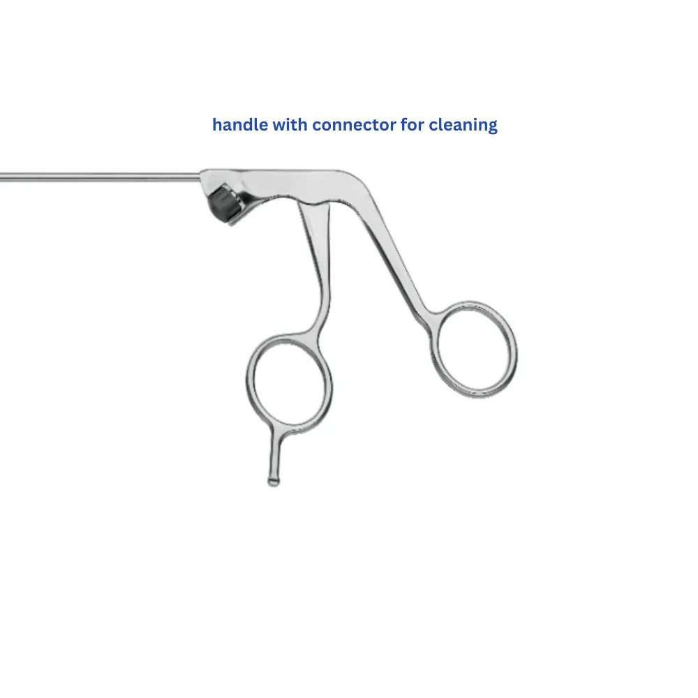 Premium Arthroscopy Set Medical Punch Forceps Left Bend Crosstoothed