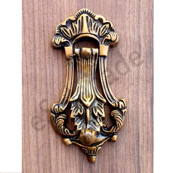 Solid Brass Dragon Fly Door Knocker - Antique Finish Decorative Hardware