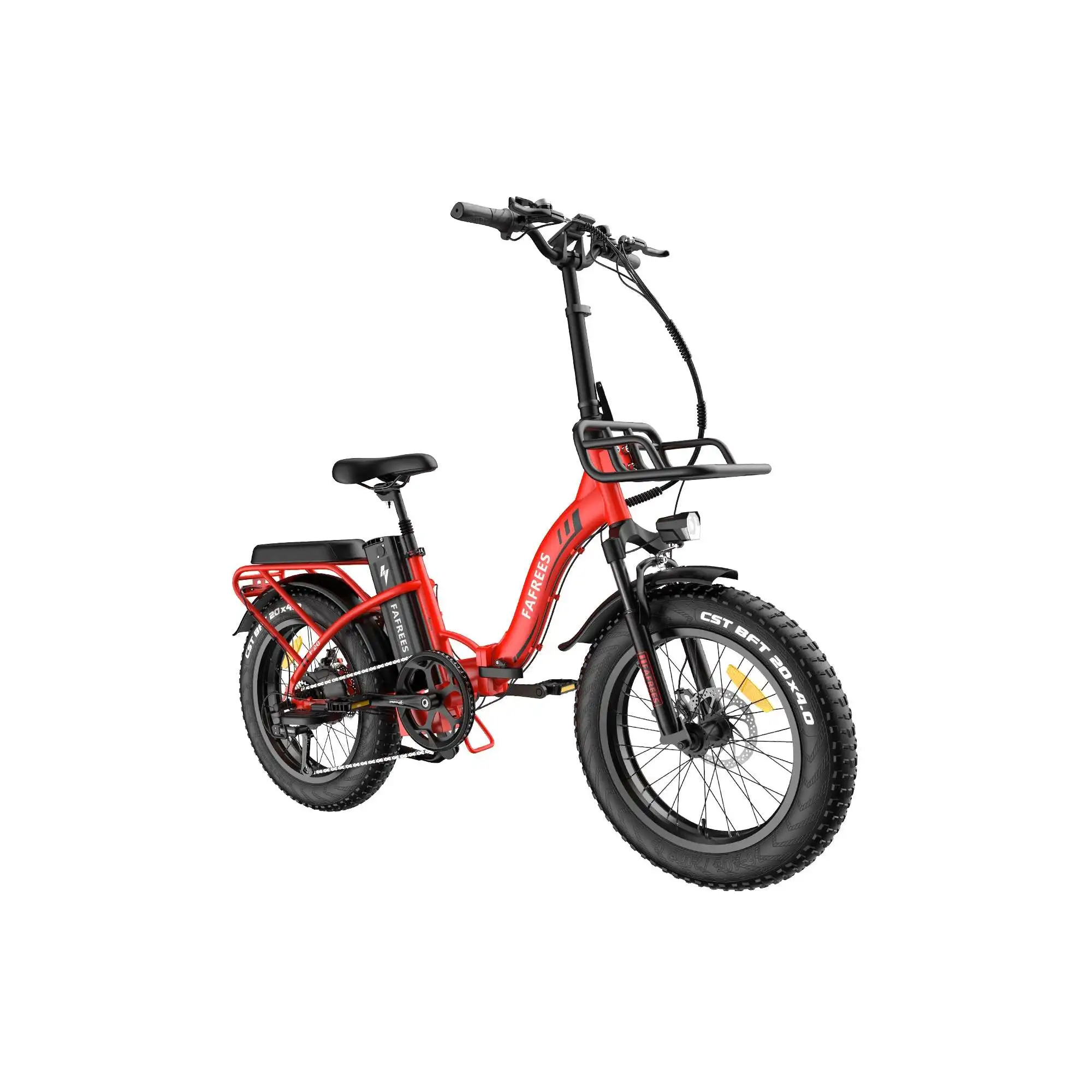 Fafrees F20 Max Electric Folding Bike with Integrated 7-Speed Lithium Battery Aluminum Alloy Frame Free Shipping UK Product