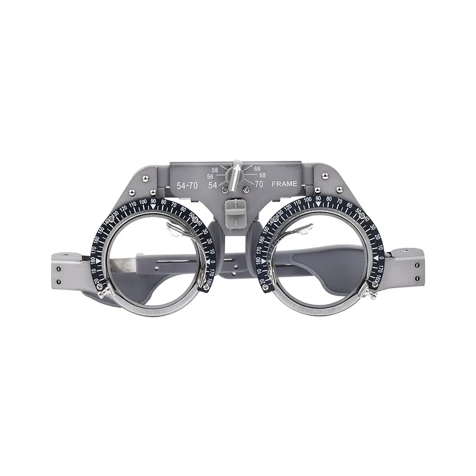 Direct Sale Ophthalmic Equipment Optical Trial Frame Adjustable PD 54-70mm Pure Titanium Material Light Weight Durable Model