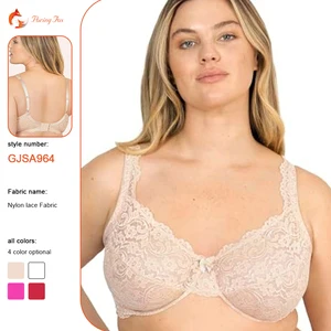 Smart & Sexy Womens Plus Size Curvy Signature Lace Unlined Underwire Bra with Added Support Thickness None Model Number GJSA964