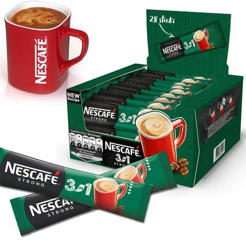 Оптовая продажа nescafee золото смесь мгновенный вместимость ящика для кофейного порошка 200g/кофе Nescafe Original 100гр/200gr