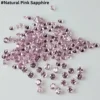 Saphir rose naturel