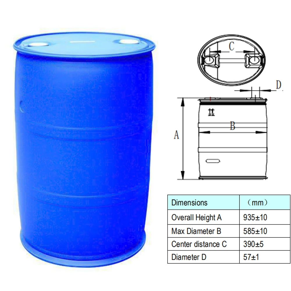 HDPE Blue Plastic Drum Flange Barrel 1-30L UK for Water and Oil, image size:1000x1000