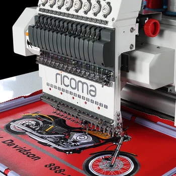 Ricoma PT Series - 4 Inch Display Single Head Embroidery Machines