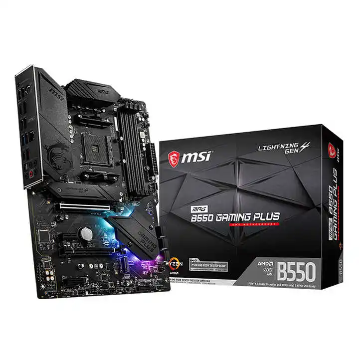b550 gamingplus とryzen5 5600x MSI MPG B550 Gaming Motherboard with Ryzen R5 5600X & R7 5800X