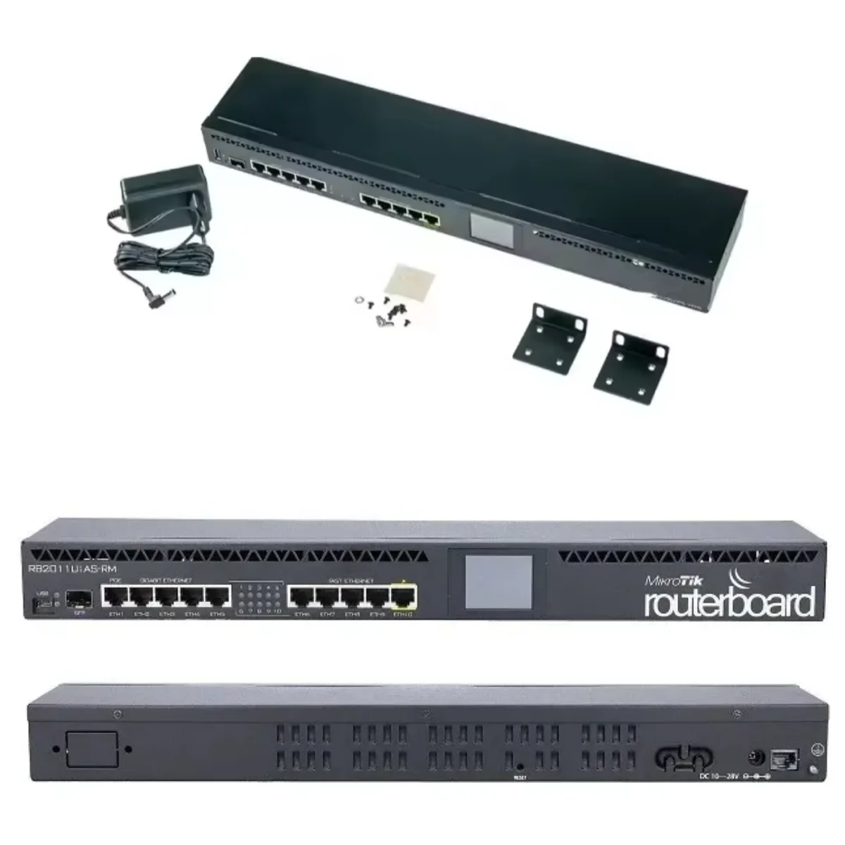 Mikrotik RB2011UiAS-RM Rackmount Gigabit Ethernet Router with POE