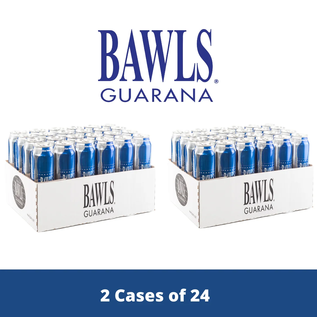 Bawls Original Soda With Guarana Caffeine Energy Drink Beverage 16 Oz