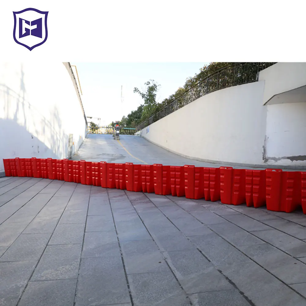 Portable Movable Combination Type Water Diversion Barriers for Flood Protection
