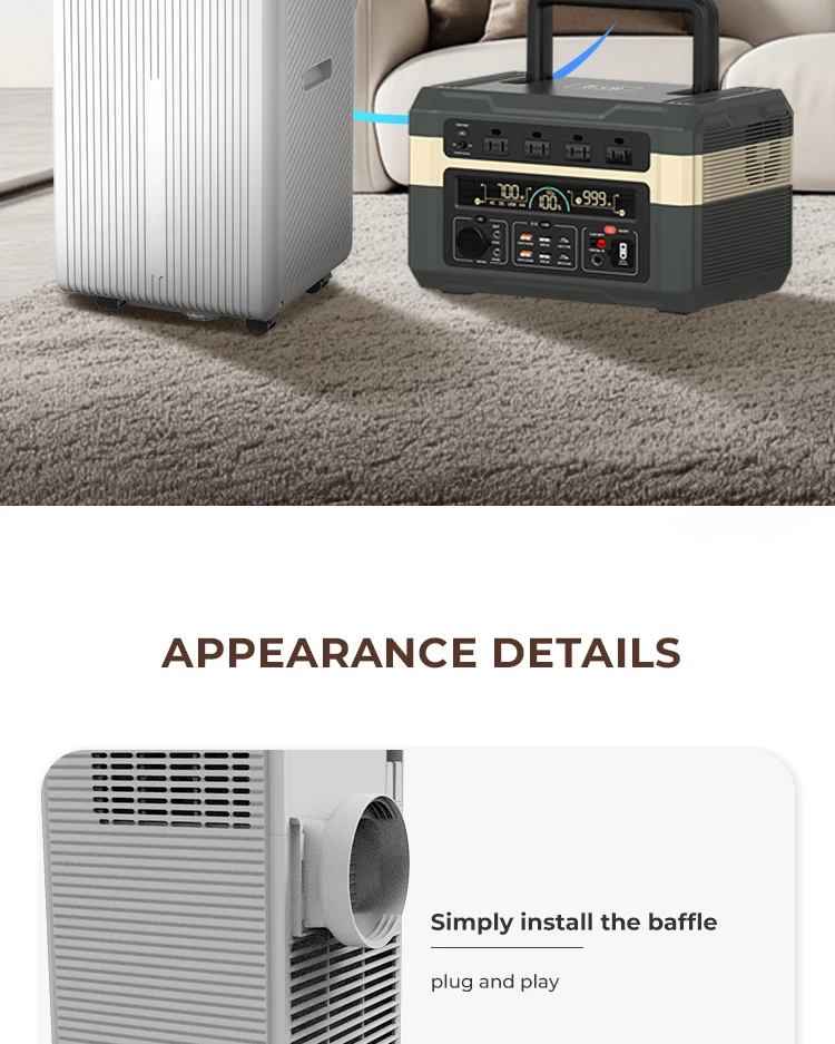 Portable Air Conditioner, 9000BTU, LED - detail 20