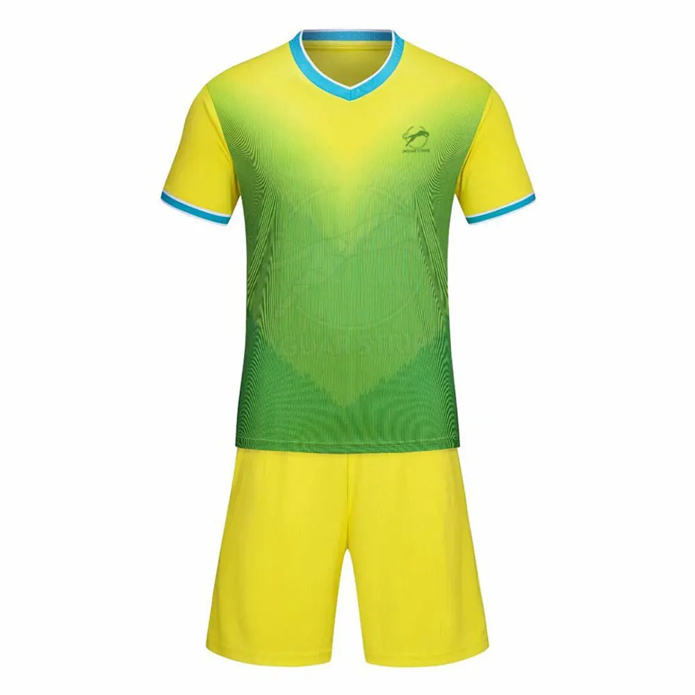 Pakistan Made 2023 Men Soccer Uniform Team Shirt And Shorts Latest