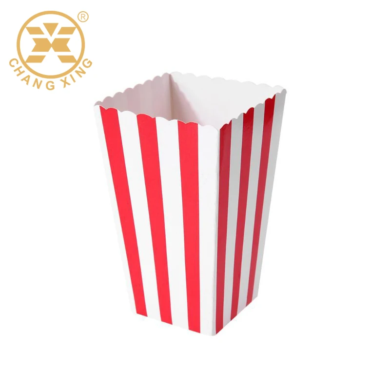 Custom Colorful Takeaway Box Popcorn Packaging Dry Fruit and Nuts Box