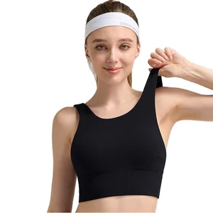 New Sport Style Fitness Yoga Bra Shock Proof Running Bras Women Workout Yoga Sport Bra Beautiful Back Fitness Vest