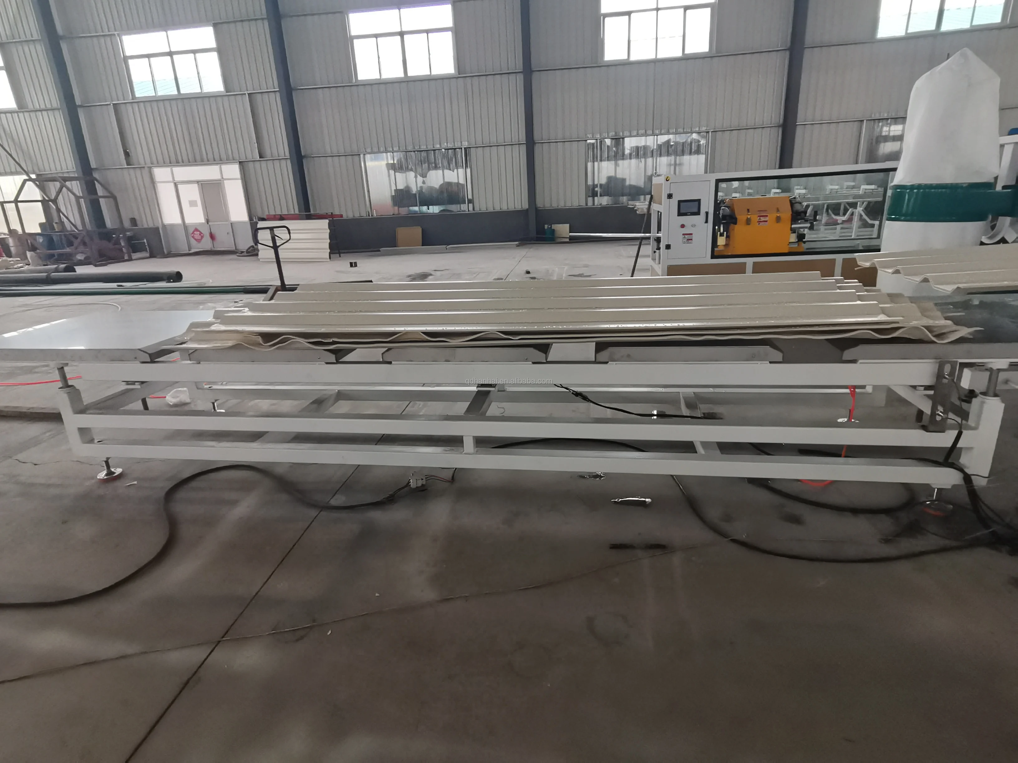 Recycled Glazed Tile Roofing ASA PVC Plastic Trapezoidal Roof Sheet Forming Extruder Manufacturing Making Machine