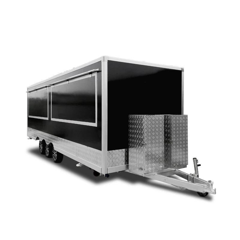 Standard food truck mobile fast food cart trailer American customized kitchen food cart truck