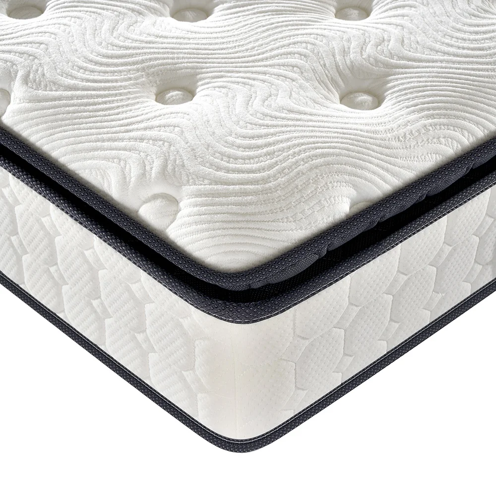 Bonnell Spring Bed Mattress in a Box Pillow Top Mattress Cheap Wholesale in China