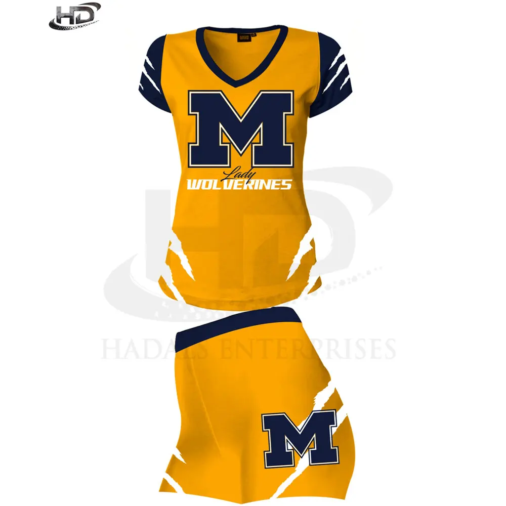 Light Weight Solid Color Cheerleading Uniform Premium Quality Cheerleading Practice Wear Uniform