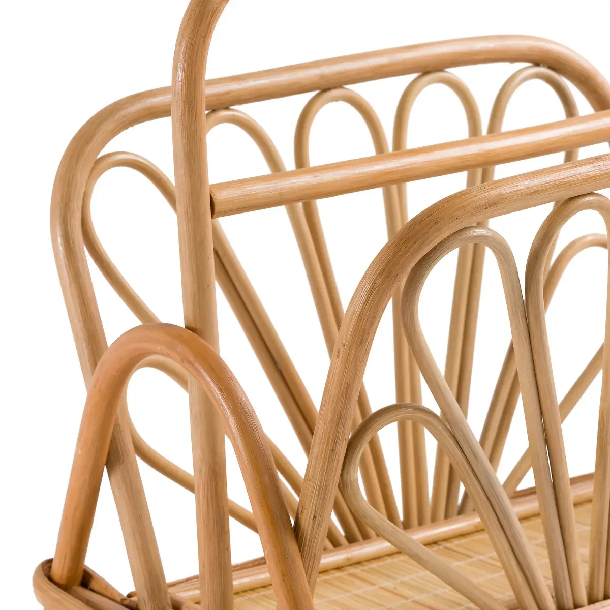 Оптовая продажа элегантная вешалка для магазинов из натурального ротанга стойка хранения ручной работы держатель книг идеально подходит украшения дома и магазина