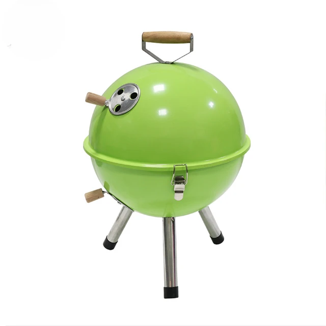 SEJR Mini Charcoal BBQ Grill Portable Round Kettle Grill for Outdoor Camping, Picnic, Garden Barbecue Cooking