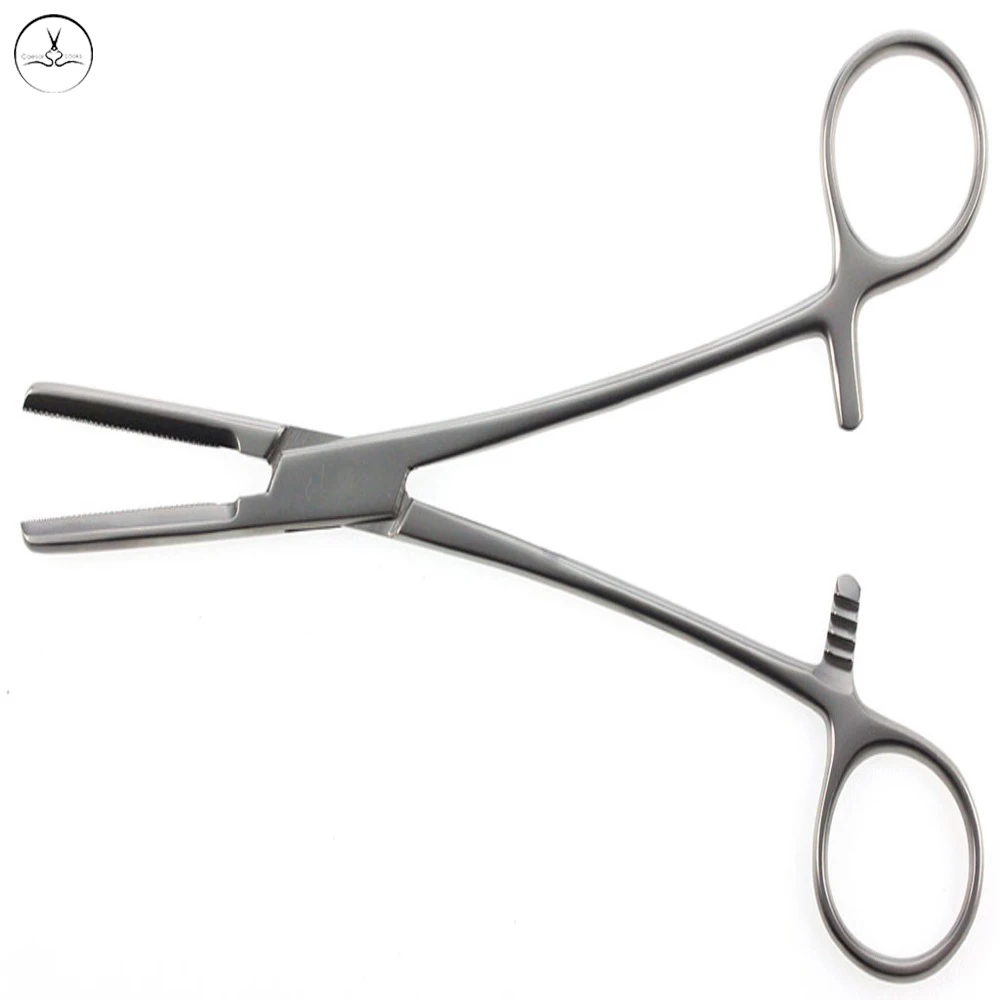 Hemostatic Fishing Stainless Steel Straight Forceps Locking Clamps Tool