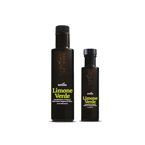 Ursini Couple Italian Extra Virgin Olive Oil with Green Lemon 100 ml and 250 ml Glass Bottle for Retail