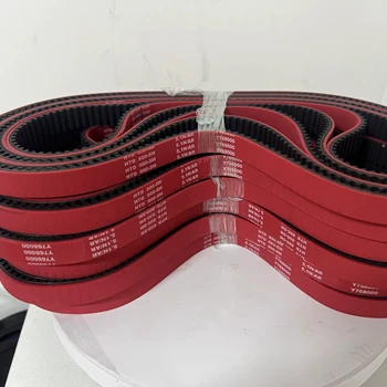 PU Timing Belt with Red Rubber Coating