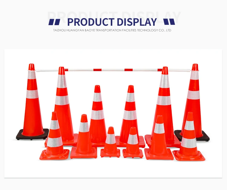 Baoye Giant Pvc Plastic Orange Safety Cones Traffic Barrier Road Safety ...