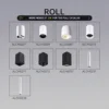 SÉRIE ROLL-Blanc et Noir