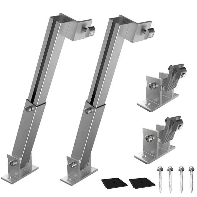 Solar Panel Mount Elevation Adjustable Rooftop System Brackets Solar ...