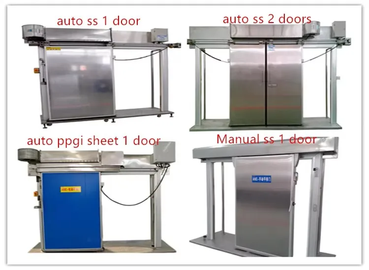 New energy-saving cold storage sliding doors for meat factories and slaughterhouses