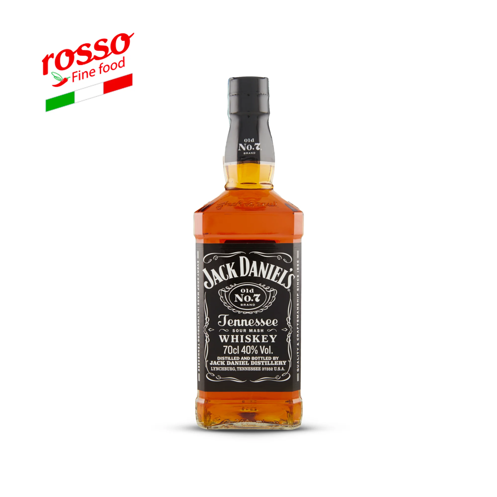 Jack Daniels Tennessee Whiskey no.7 liquor 70 cl for importers and