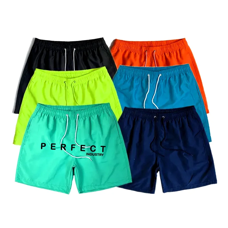 High Quality Men,S Mixed Color 100% Cotton Board Shorts Men's Quick-dry ...