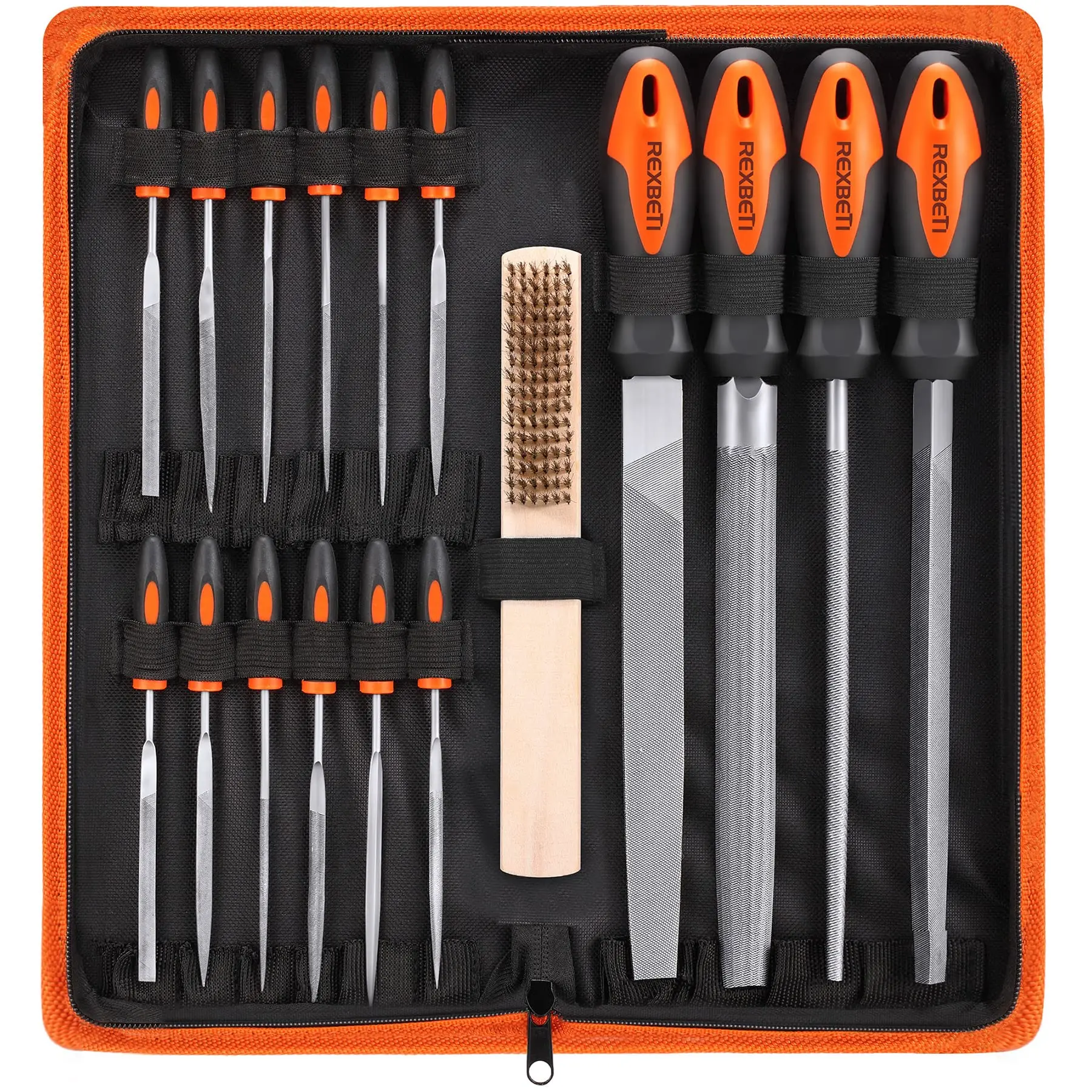 17 Piece File Tool Set,Premium T12 Forged Alloy Steel,Precision Flat ...
