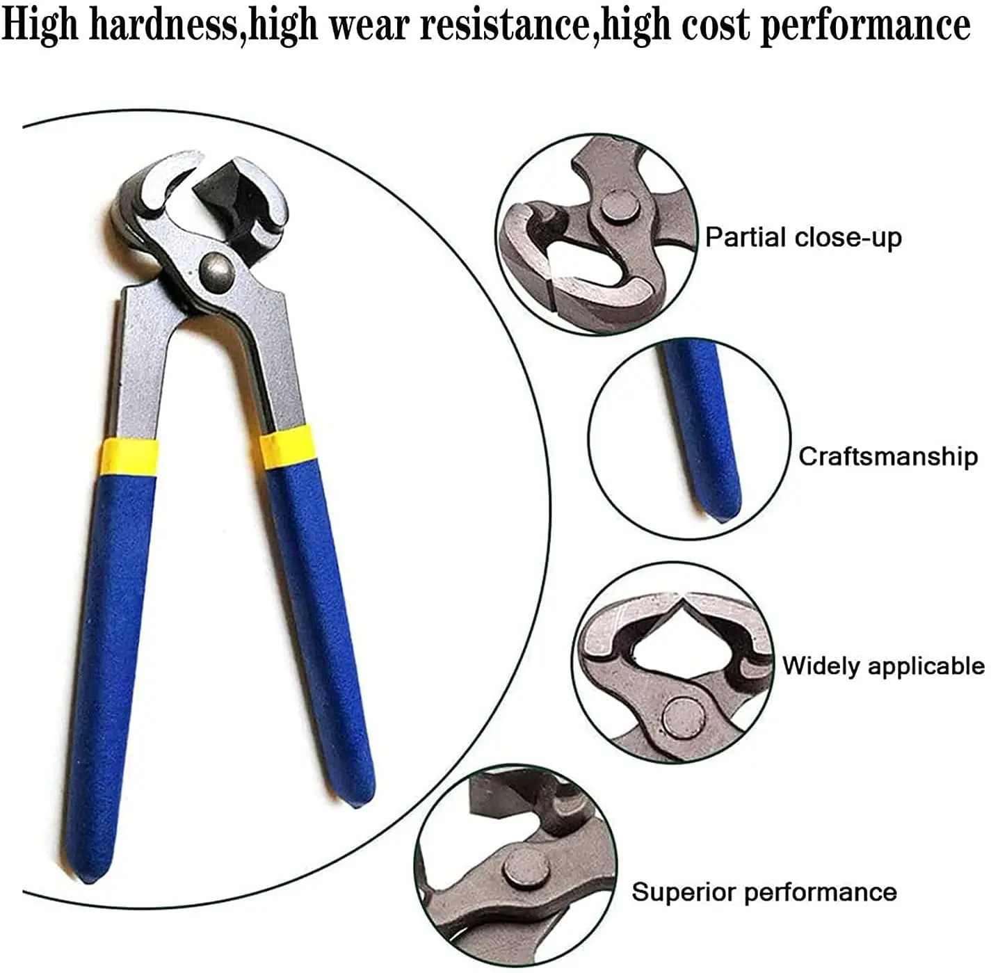 Farrier Tools Half Round Hoof Nippers 12" Half Round Farrier Tools