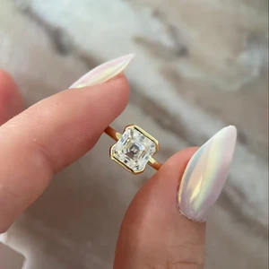 Meet Me Halfway Asscher Edition Certified IGI Diamond for Wedding Engagement Romantic Anniversaries Parties Gifts