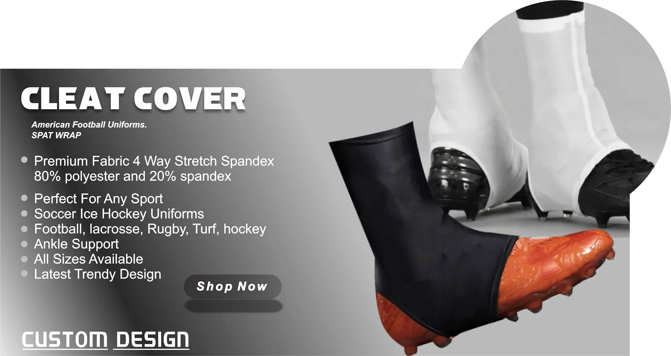 Wholesale Oem Custom Sublimated Custom Football Baseball Uniforms Spats