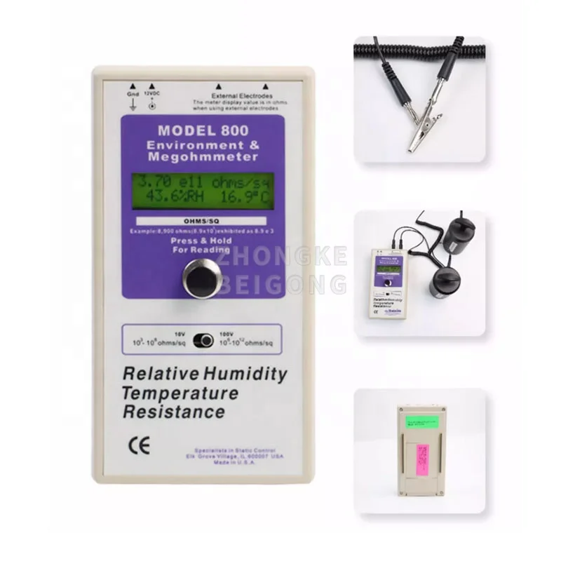 ACL-800 Environment&Megohmmeter,Relative Humidity Temperature Resistance,Surface Resistance/resistivity Tester