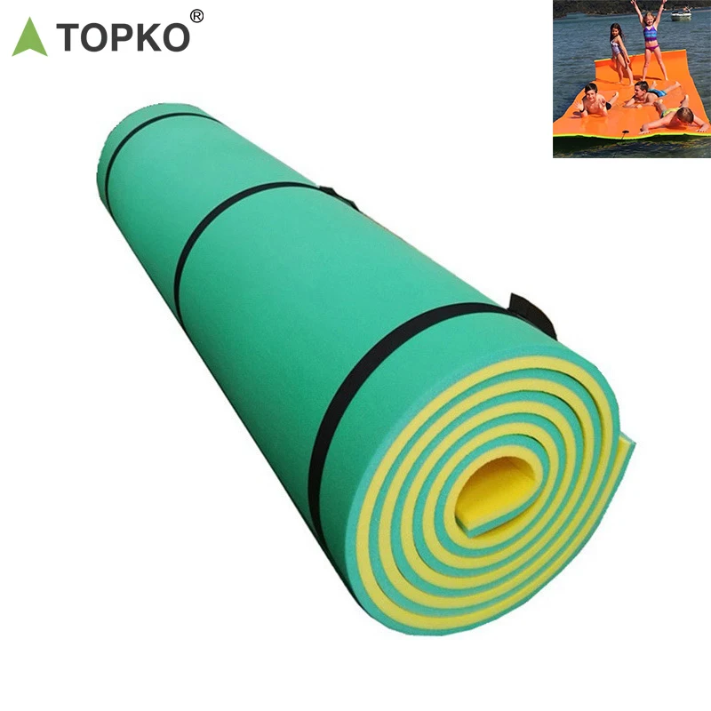 Topko High Quality Eva/xpe Outdoor Water Floating Mat For Lake