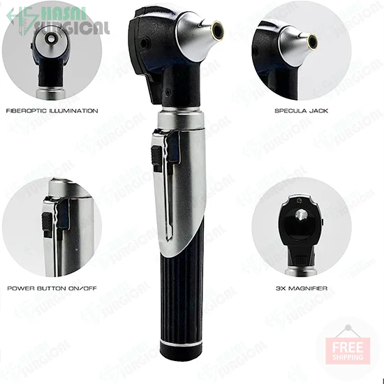 Ce Isomedical Otoscope Sets Fiber Optic Mini Otoscope For Educational