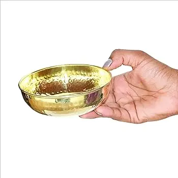 MODERN HAMMERED ATTRACTIVE DESIGN METAL DECORATIVE WHOLESALE PRICE CHOCOLATE SERVING BOWL for HOME & CHRISTMAS