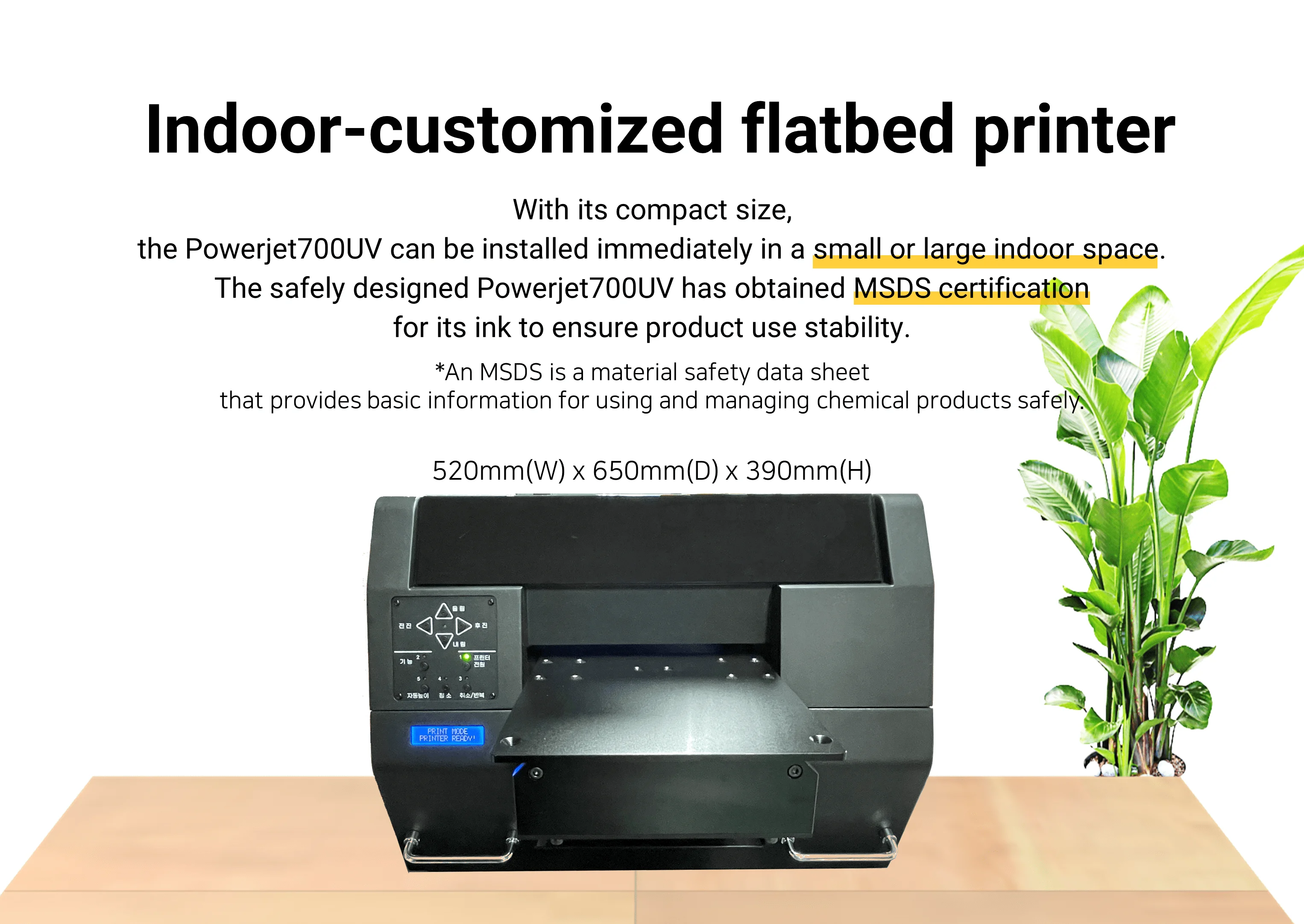 [tooand] A4 Sized Uv Flatbed Printer High Resolution And Color