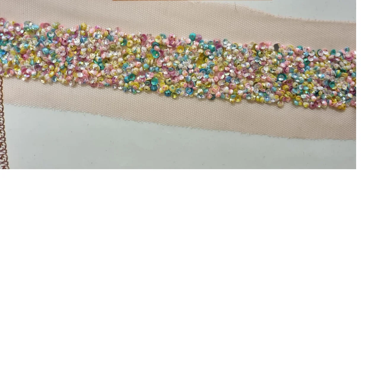 12 Rotoli Nastro di Paillettes Colorato, I Nastri di Paillettes Glitter Colorati Vengono Utilizzati Per l'Artigianato Fai-Da-Te, Abiti Da Ballo( Scuro